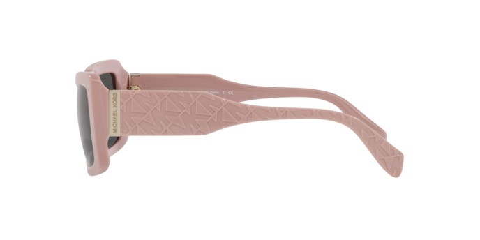 Sonnenbrillen Michael Kors Corfu MK 2165 (310887) farbe pink solid form rechteckig gläser dark grey solid