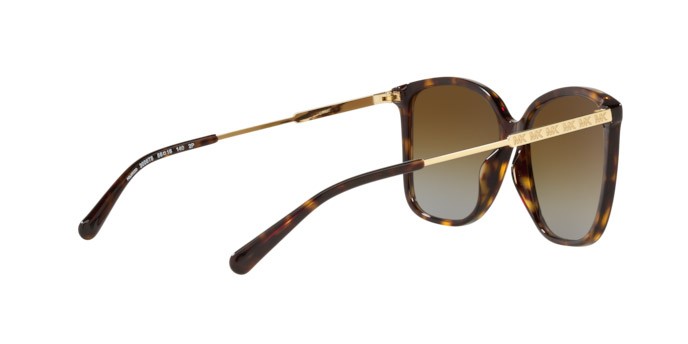 Sonnenbrillen Michael Kors Avellino MK 2169 (3006T5) farbe dark tortoise form quadratisch gläser light brown gradient  polar