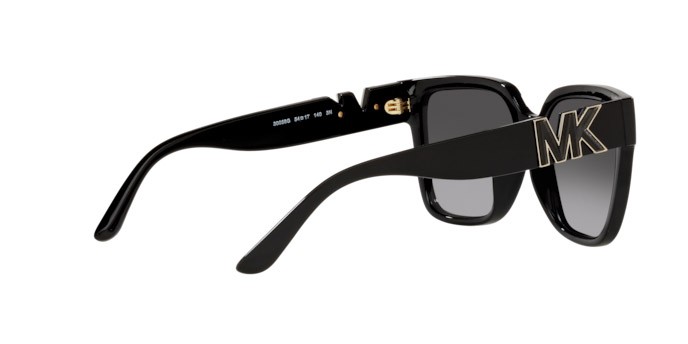 Occhiali da sole Michael Kors Karlie MK 2170U (30058G) colore black forma quadrato lenti dark grey gradient