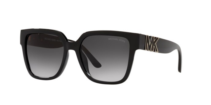 Occhiali da sole Michael Kors Karlie MK 2170U (30058G) colore black forma quadrato lenti dark grey gradient