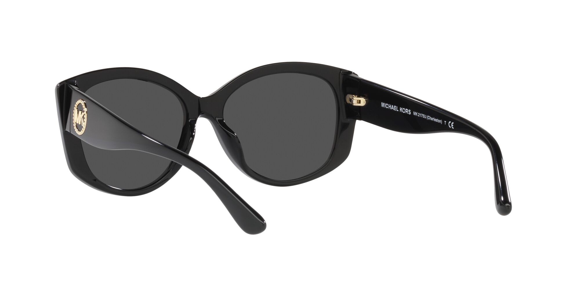 Sonnenbrillen Michael Kors Charleston MK 2175U (300587) farbe nero form unregelmäßig gläser grigio scuro tinta unita
