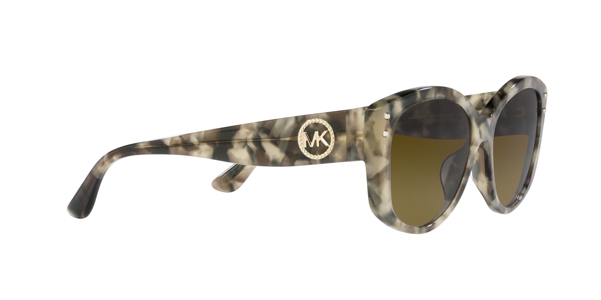 Sonnenbrillen Michael Kors Charleston MK 2175U (392213) farbe verde oliva tartarugato form unregelmäßig gläser verde oliva sfumato