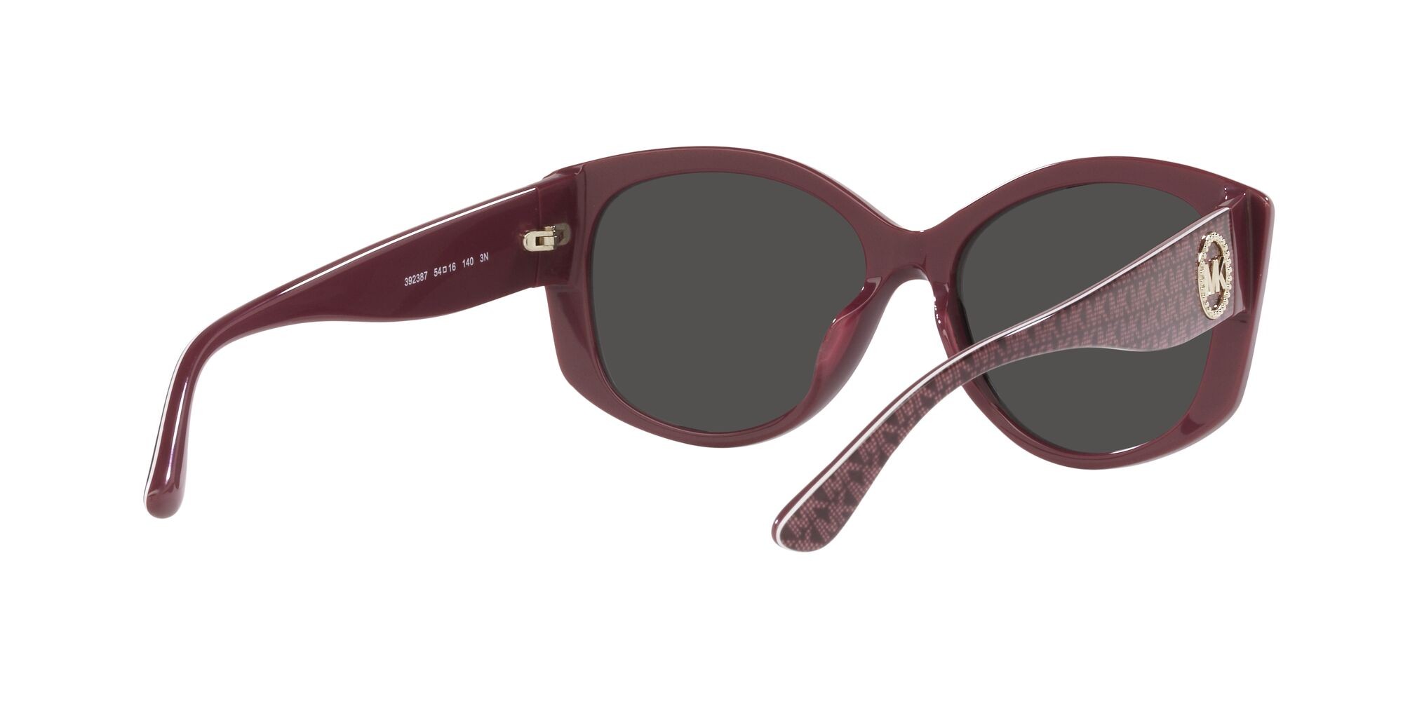 Sonnenbrillen Michael Kors Charleston MK 2175U (392387) farbe merlot form unregelmäßig gläser grigio scuro tinta unita