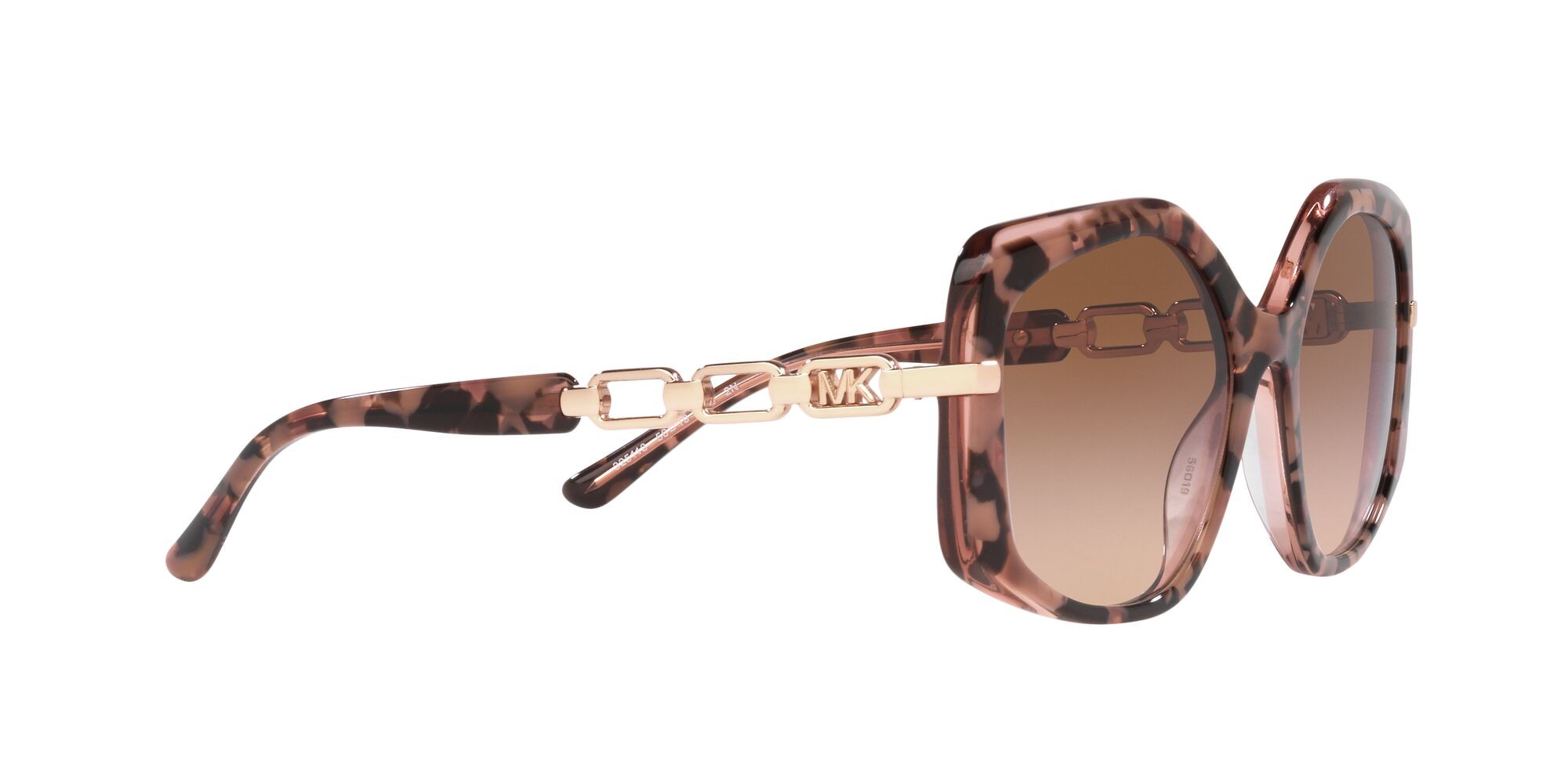 Sonnenbrillen Michael Kors Cheyenne MK 2177 (325113) farbe rosa tartarugato form unregelmäßig gläser marrone sfumato rosa