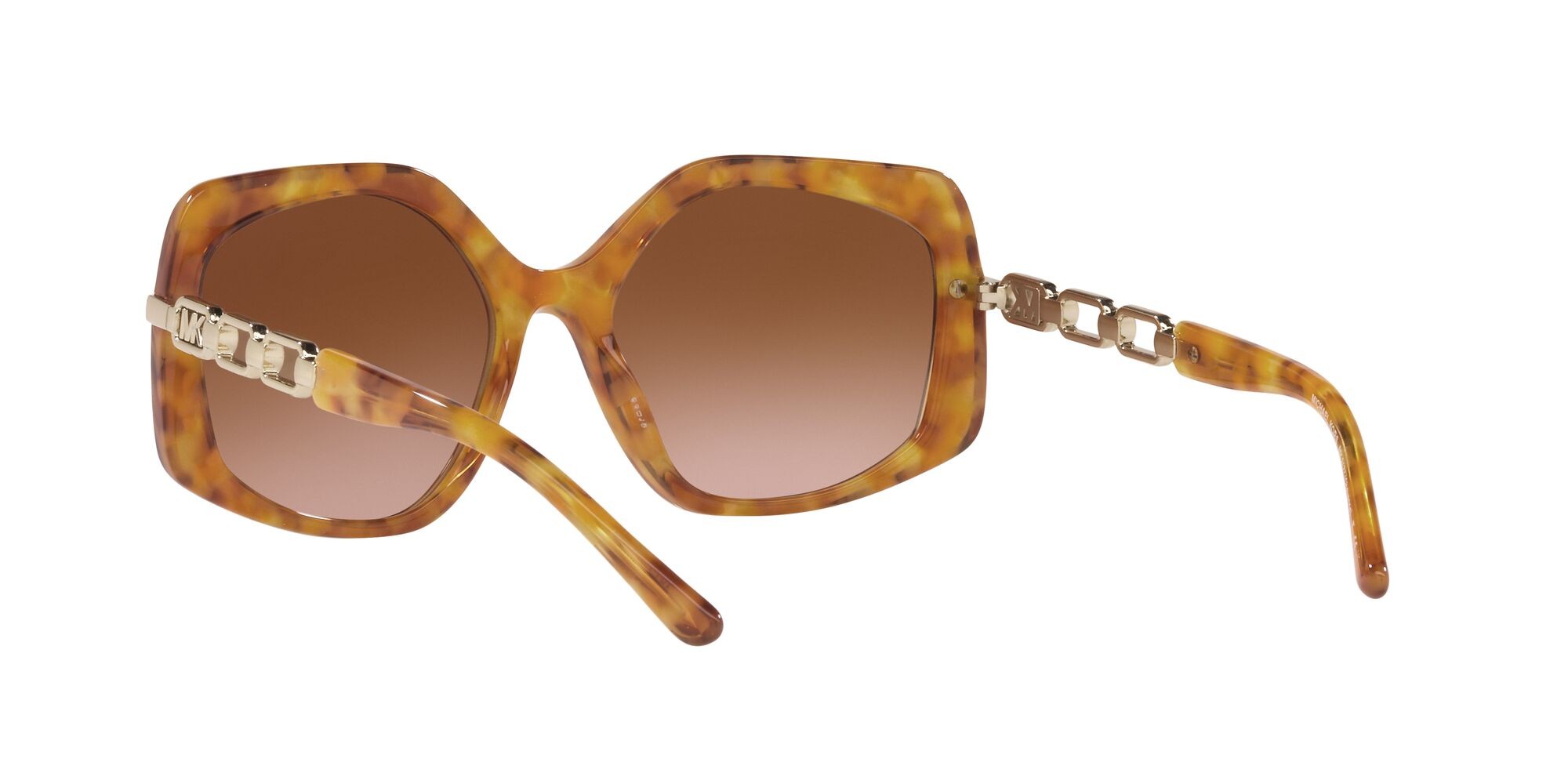 Occhiali da sole Michael Kors Cheyenne MK 2177 (39153B) colore marigold tortoise forma irregolare lenti marrone sfumato