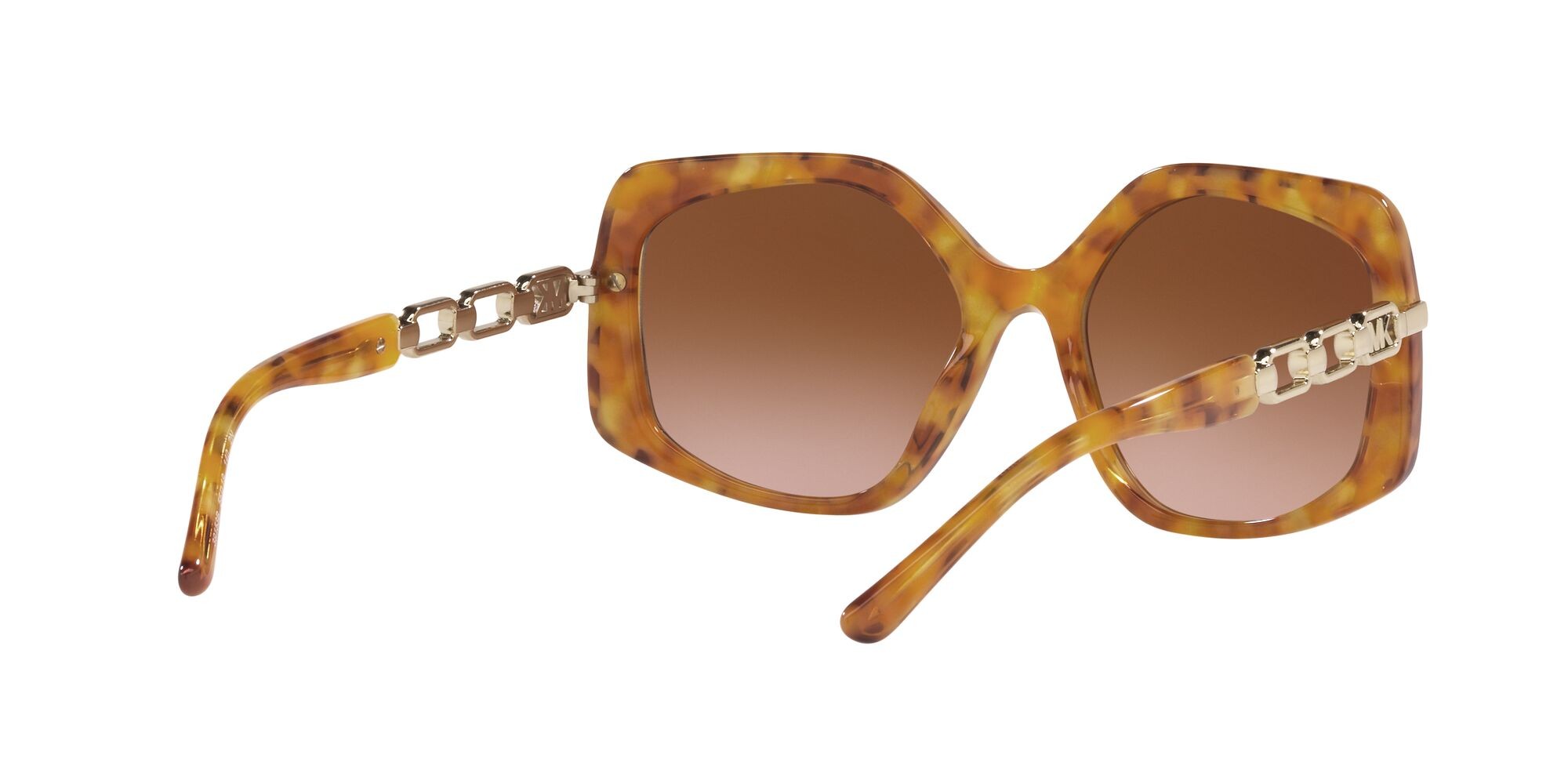 Occhiali da sole Michael Kors Cheyenne MK 2177 (39153B) colore marigold tortoise forma irregolare lenti marrone sfumato