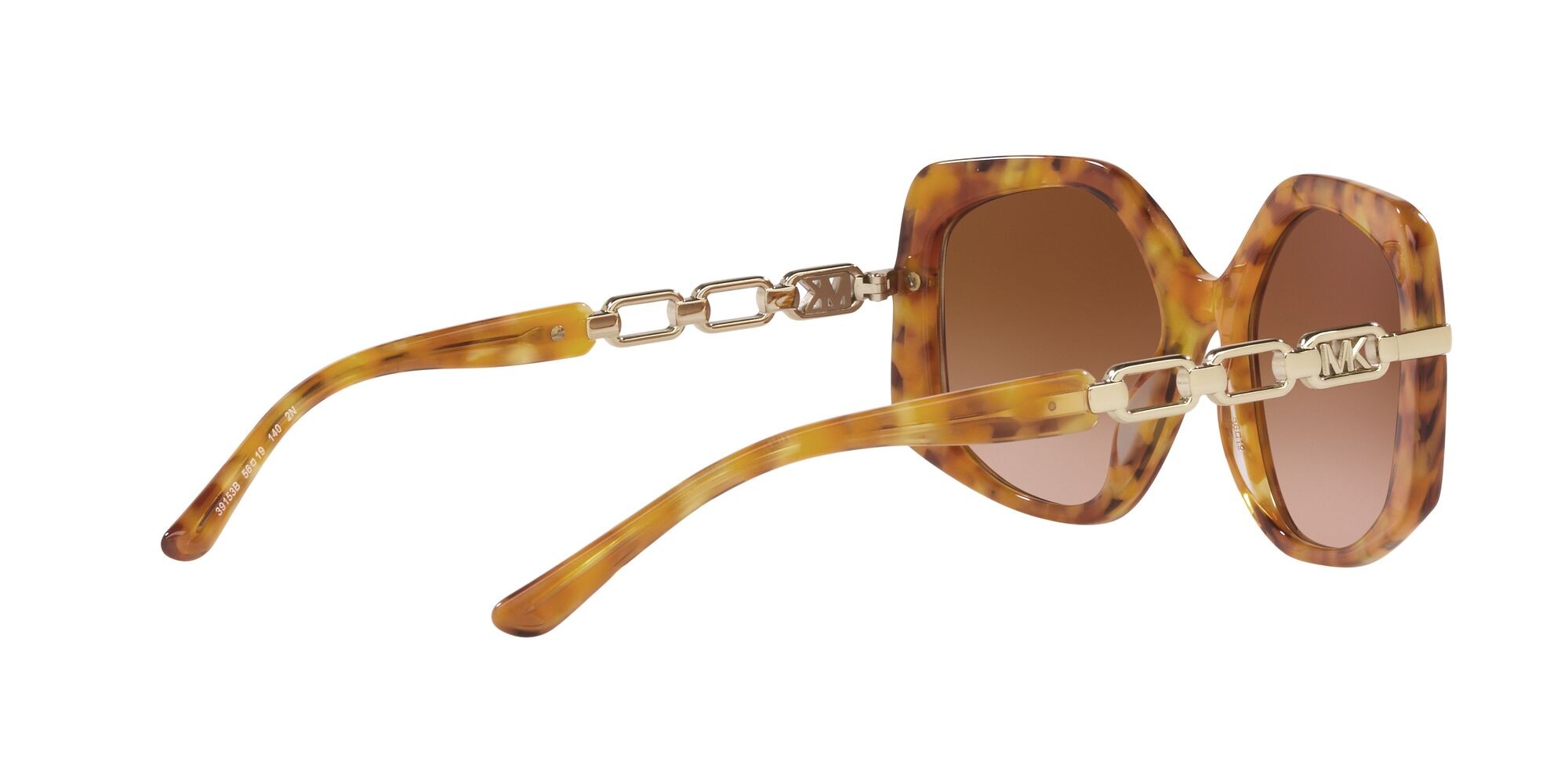 Occhiali da sole Michael Kors Cheyenne MK 2177 (39153B) colore marigold tortoise forma irregolare lenti marrone sfumato