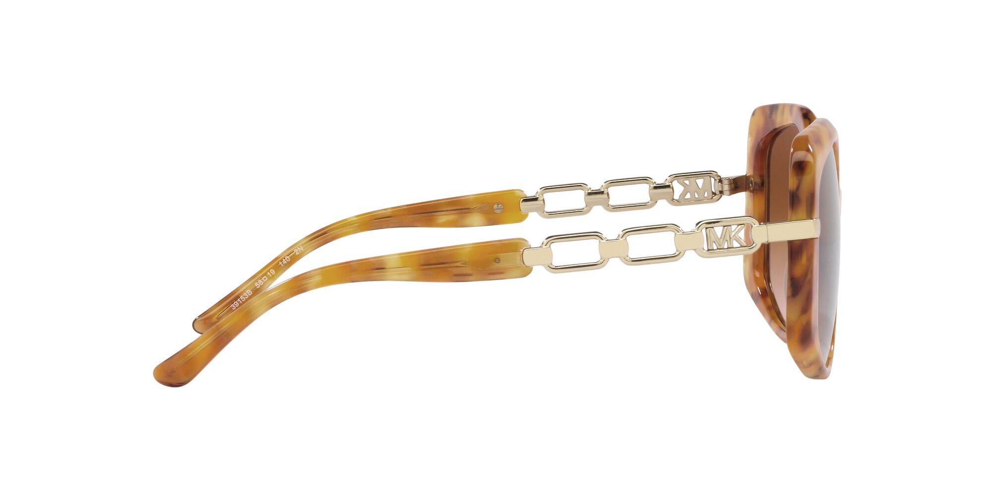 Occhiali da sole Michael Kors Cheyenne MK 2177 (39153B) colore marigold tortoise forma irregolare lenti marrone sfumato