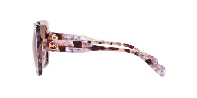 Sonnenbrillen Michael Kors Mallorca MK 2183U (334513) farbe rosa tartarugato form quadratisch gläser marrone sfumato rosa