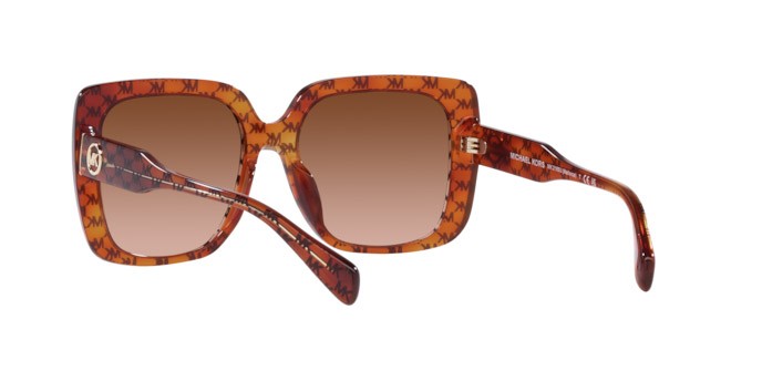 Occhiali da sole Michael Kors Mallorca MK 2183U (35553B) colore amber mk heritage forma quadrato lenti marrone sfumato