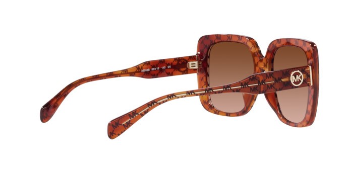 Occhiali da sole Michael Kors Mallorca MK 2183U (35553B) colore amber mk heritage forma quadrato lenti marrone sfumato