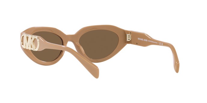 Occhiali da sole Michael Kors Empire Oval MK 2192 (355573) colore cammello forma ovale lenti marrone tinta unita
