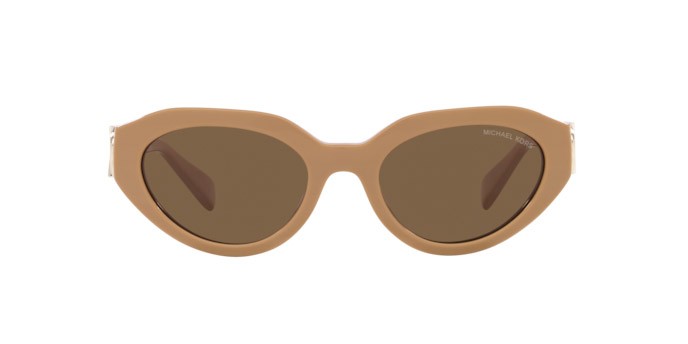 Occhiali da sole Michael Kors Empire Oval MK 2192 (355573) colore cammello forma ovale lenti marrone tinta unita