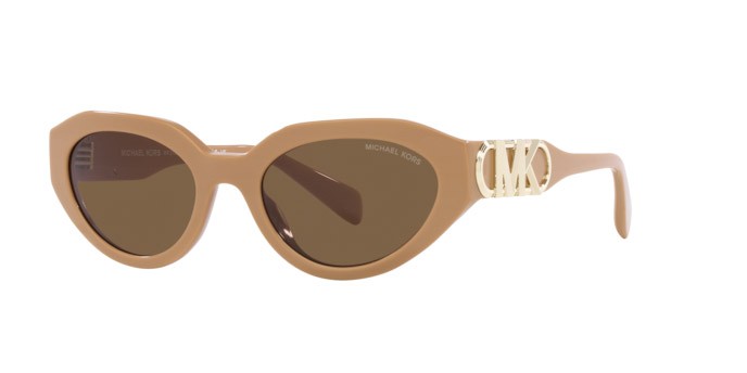 Occhiali da sole Michael Kors Empire Oval MK 2192 (355573) colore cammello forma ovale lenti marrone tinta unita