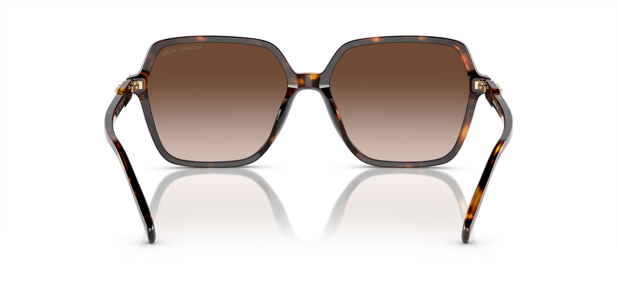 Occhiali da sole Michael Kors Jasper MK 2196U (300613) colore tartarugato scuro forma quadrato lenti marrone sfumato