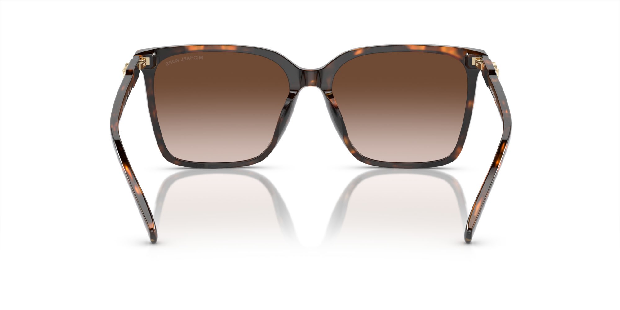 Occhiali da sole Michael Kors Canberra MK 2197U (300613) colore tartarugato scuro forma rotondo lenti marrone sfumato