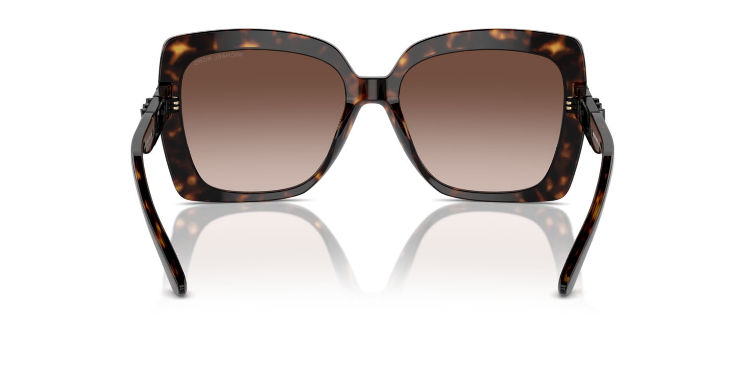 Occhiali da sole Michael Kors Nice MK 2213 (300613) colore tartarugato scuro forma quadrato lenti marrone sfumato