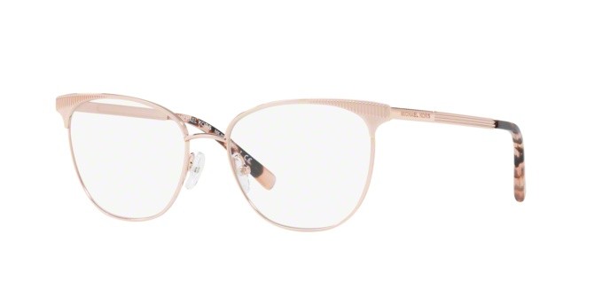 Occhiali da vista Michael Kors Nao MK 3018 (1194) colore rose gold-tone forma quadrato lenti demo lens