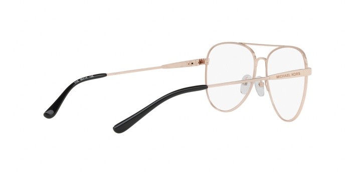 Brillen Michael Kors Procida MK 3019 (1116) farbe rose gold form aviator gläser demo lens