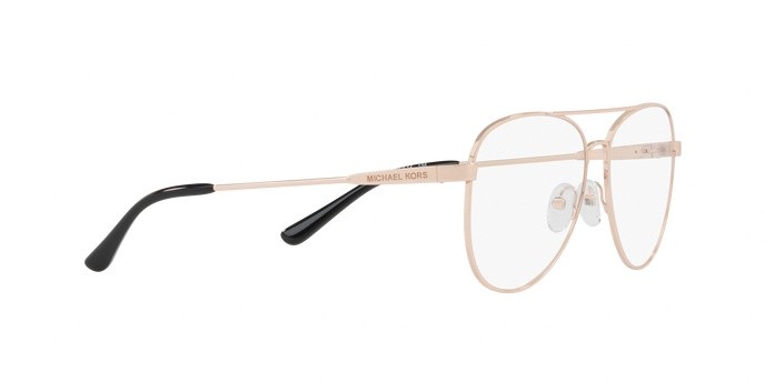 Brillen Michael Kors Procida MK 3019 (1116) farbe rose gold form aviator gläser demo lens