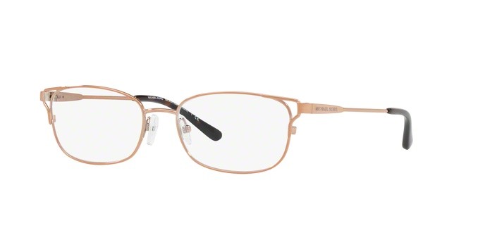 Brillen Michael Kors San vicente MK 3020 (1083) farbe sable form rechteckig gläser demo lens