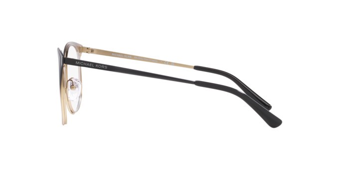 Brillen Michael Kors New Orleans MK 3022 (1014) farbe black light gold gradient form rund gläser lente demo