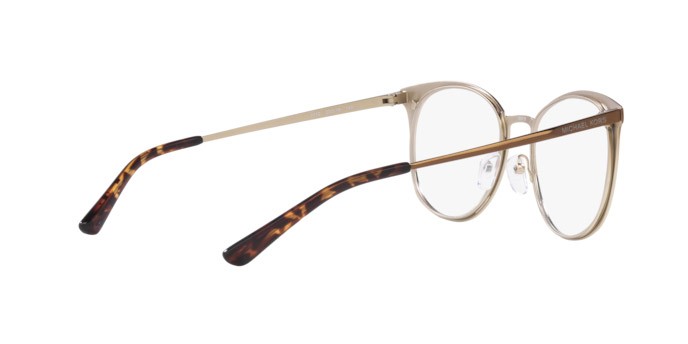 Brillen Michael Kors New Orleans MK 3022 (1112) farbe brown light gold gradient form rund gläser lente demo