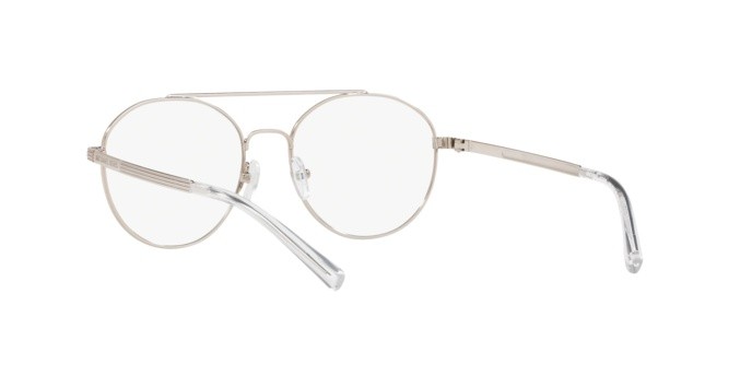 Brillen Michael Kors St. barts MK 3024 (1153) farbe silver form unregelmäßig gläser demo lens