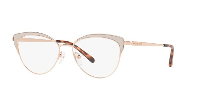 Brillen Michael Kors Wynwood MK 3031 (1108) farbe rose gold form cat-eye gläser demo lens