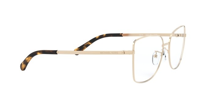 Brillen Michael Kors Memphis MK 3035 (1014) farbe light gold form schmetterling gläser demo lens