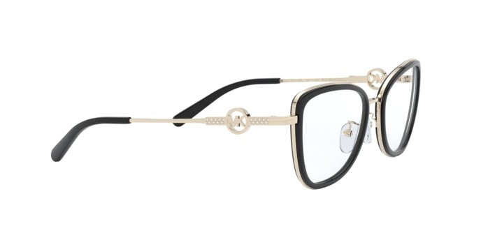 Brillen Michael Kors Florence MK 3042B (1014) farbe light gold form schmetterling gläser demo lens