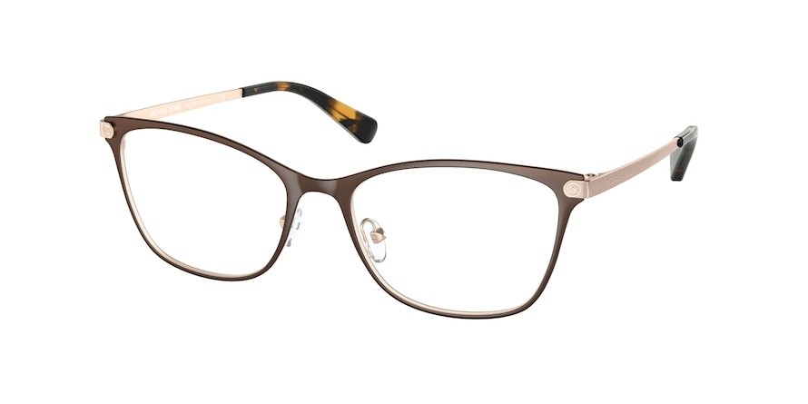 Brillen Michael Kors Toronto MK 3050 (1213) farbe satin brown form quadratisch gläser demo lens