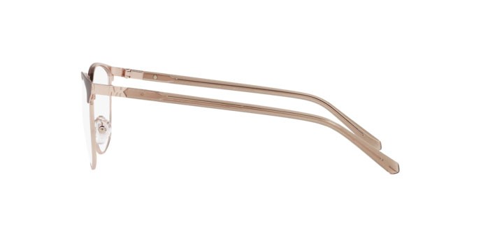 Occhiali da vista Michael Kors Fernie MK 3053 (1108) colore satin brown/rose gold forma cat eye lenti demo lens