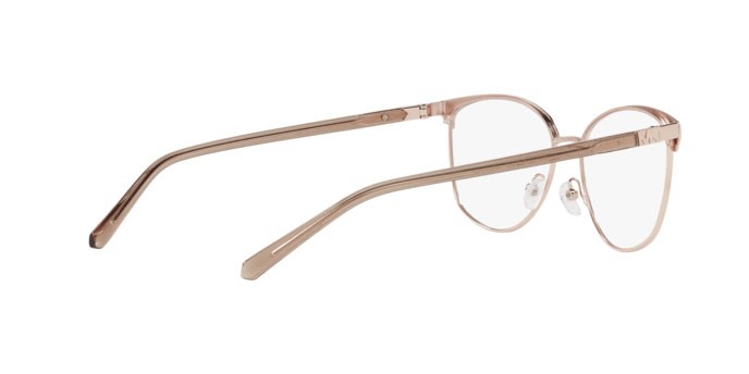 Occhiali da vista Michael Kors Fernie MK 3053 (1108) colore satin brown/rose gold forma cat eye lenti demo lens