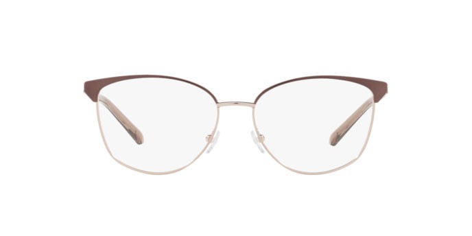 Occhiali da vista Michael Kors Fernie MK 3053 (1108) colore satin brown/rose gold forma cat eye lenti demo lens