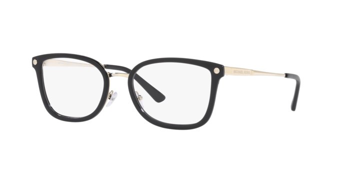 Brillen Michael Kors Murcia MK 3061 (1014) farbe black form rechteckig gläser demo lens