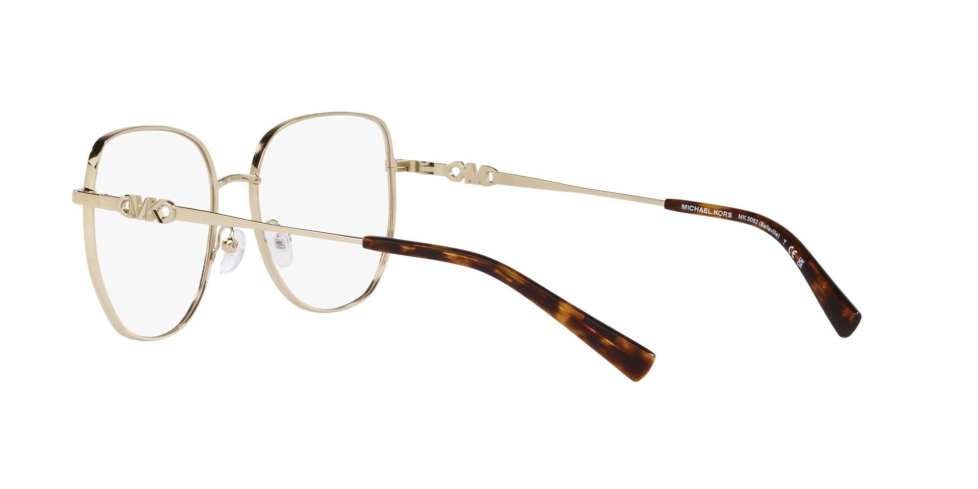 Brillen Michael Kors Belleville MK 3062 (1014) farbe oro chiaro form quadratisch gläser lente demo