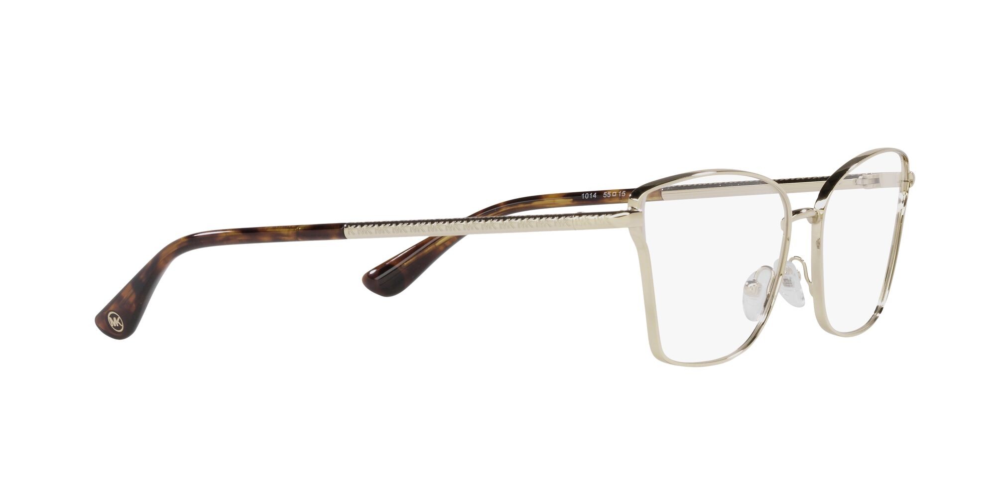 Occhiali da vista Michael Kors Radda MK 3063 (1014) colore oro chiaro forma rettangolare lenti lente demo
