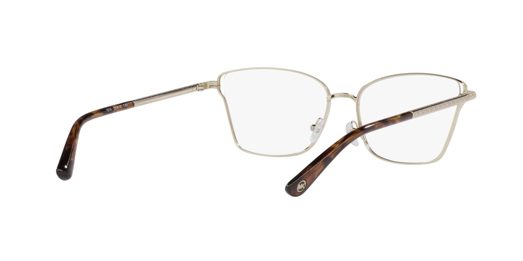 Occhiali da vista Michael Kors Radda MK 3063 (1014) colore oro chiaro forma rettangolare lenti lente demo