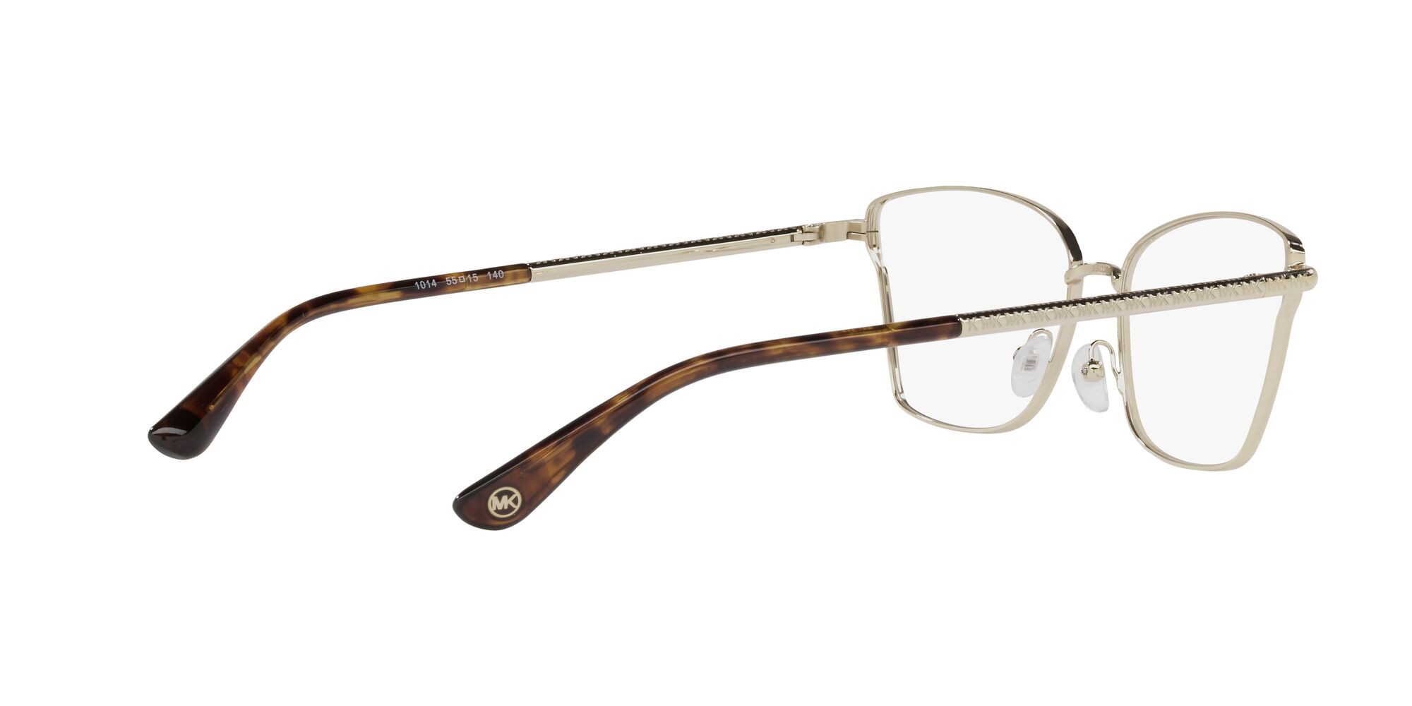 Occhiali da vista Michael Kors Radda MK 3063 (1014) colore oro chiaro forma rettangolare lenti lente demo