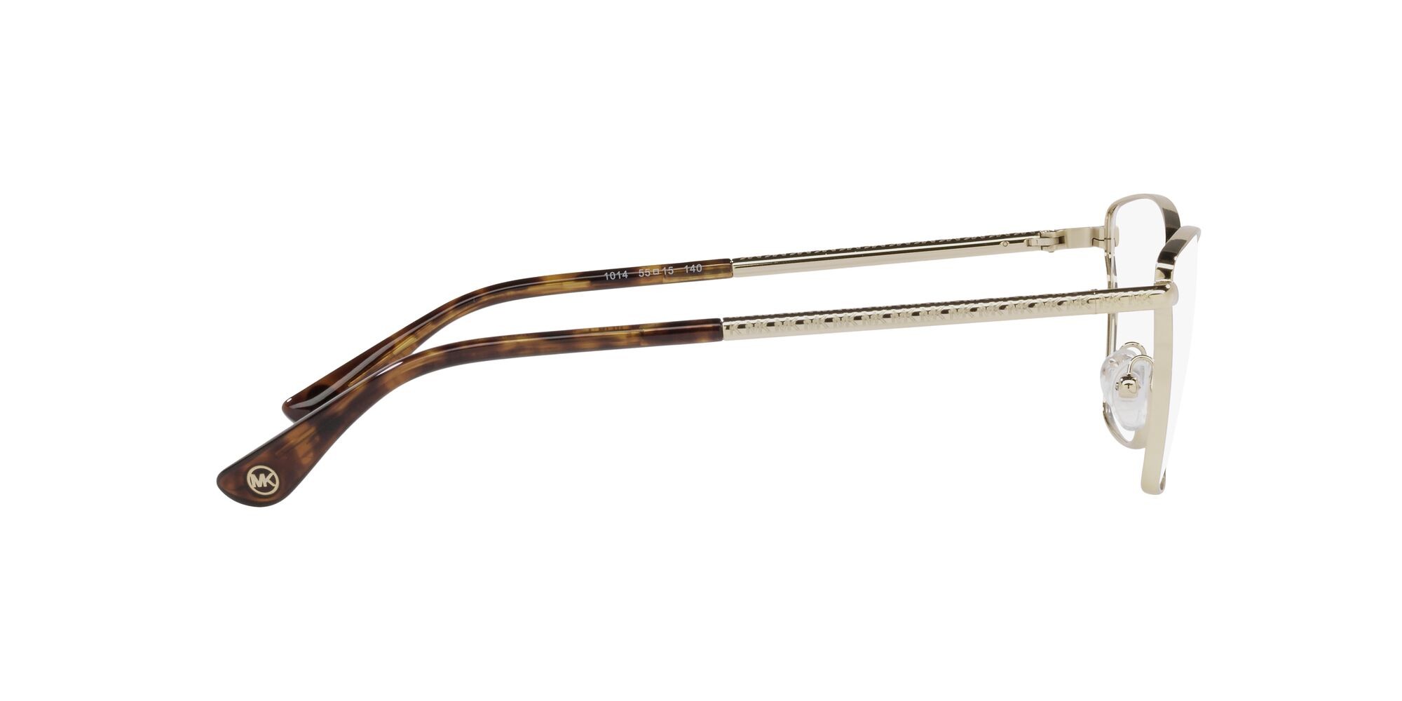 Occhiali da vista Michael Kors Radda MK 3063 (1014) colore oro chiaro forma rettangolare lenti lente demo