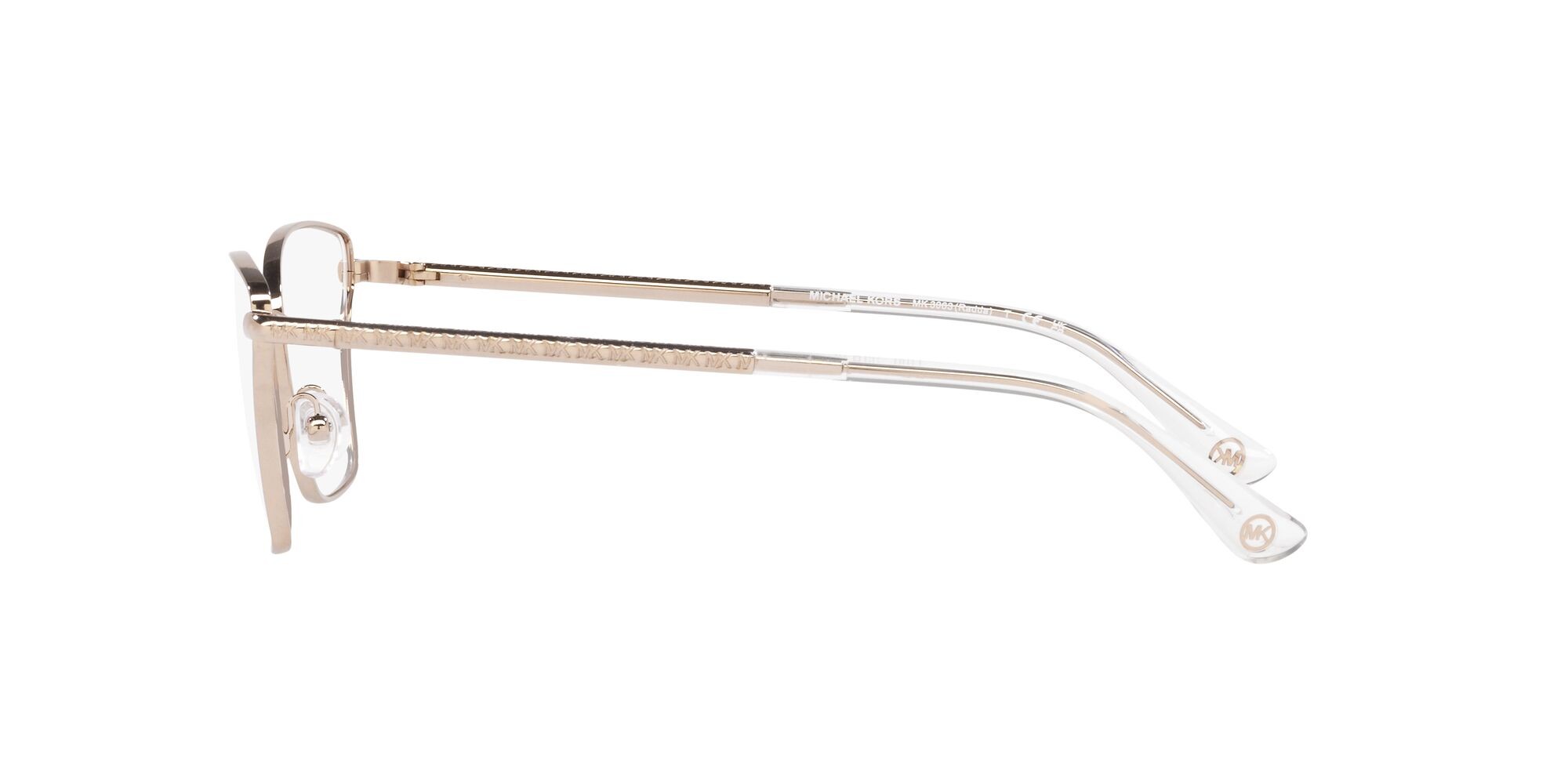 Occhiali da vista Michael Kors Radda MK 3063 (1108) colore rose gold forma rettangolare lenti lente demo