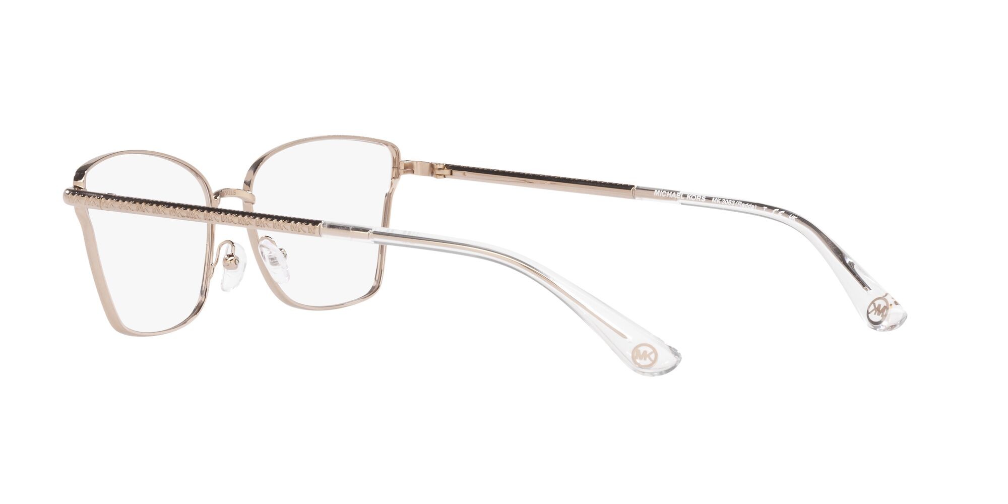 Occhiali da vista Michael Kors Radda MK 3063 (1108) colore rose gold forma rettangolare lenti lente demo