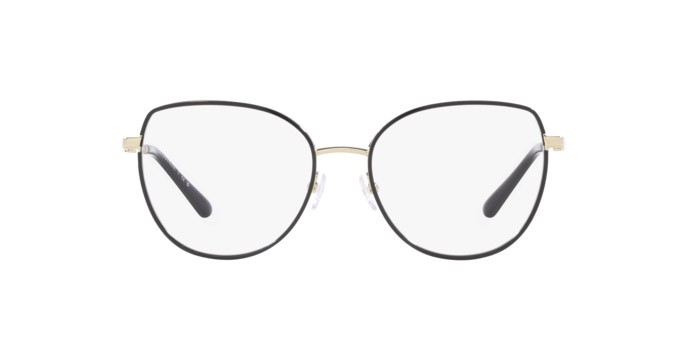 Occhiali da vista Michael Kors Empire Round MK 3066J (1014) colore oro chiaro/nero forma irregolare lenti lente demo