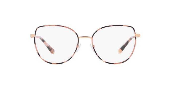 Occhiali da vista Michael Kors Empire Round MK 3066J (1108) colore oro rosé/rosa tartarugato forma irregolare lenti lente demo