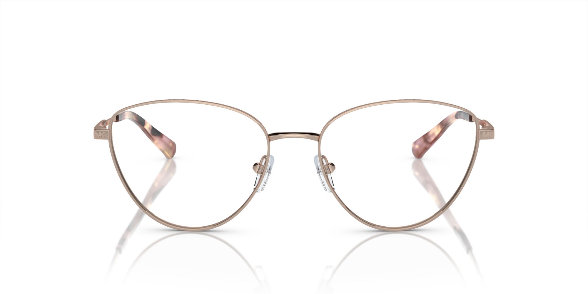 Occhiali da vista Michael Kors Crested Butte MK 3070 (1108) colore oro rosé forma cat eye lenti lente demo