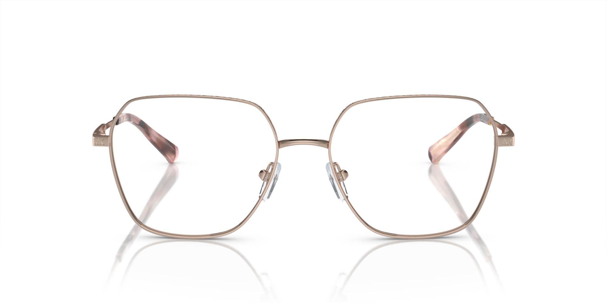 Occhiali da vista Michael Kors Avignon MK 3071 (1108) colore oro rosé forma quadrato lenti lente demo
