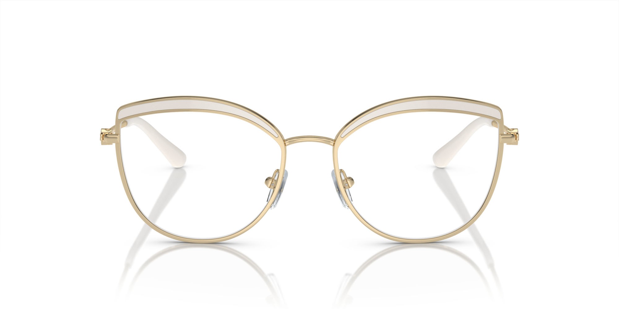 Occhiali da vista Michael Kors Napier MK 3072 (1017) colore oro chiaro forma cat eye lenti lente demo