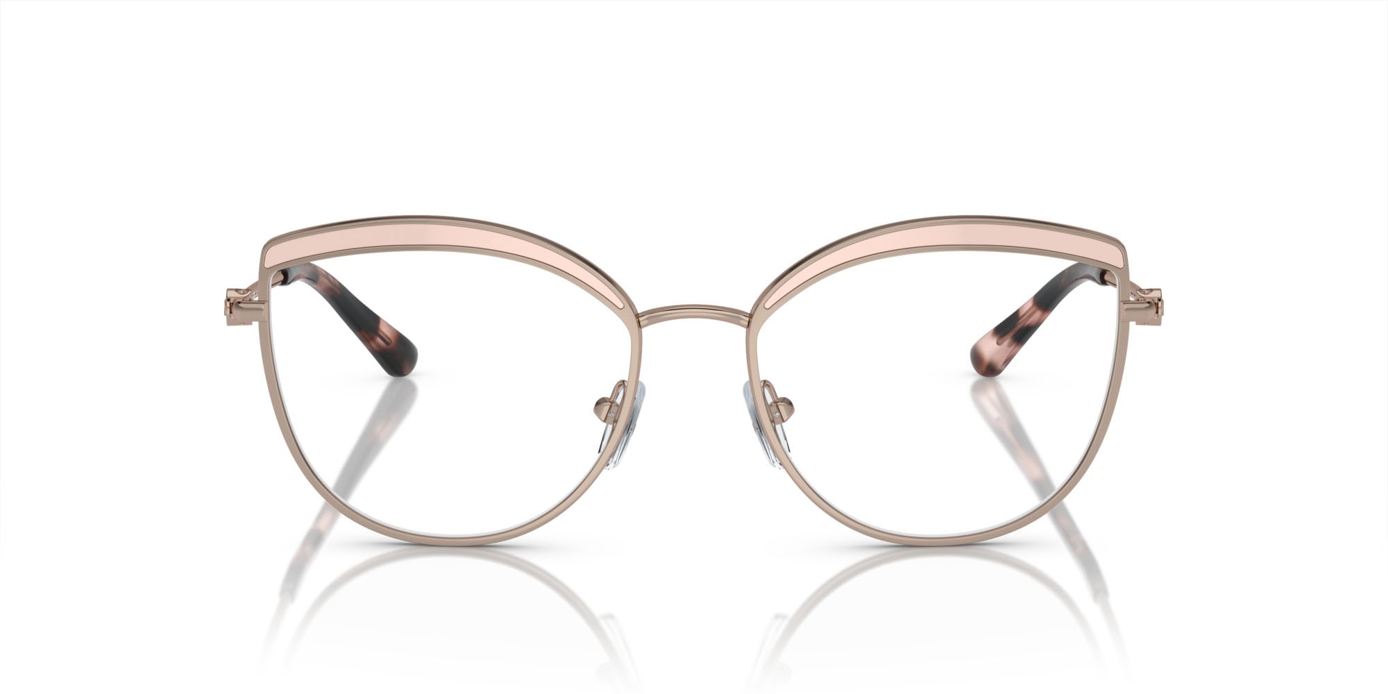 Occhiali da vista Michael Kors Napier MK 3072 (1108) colore oro rosé forma cat eye lenti lente demo