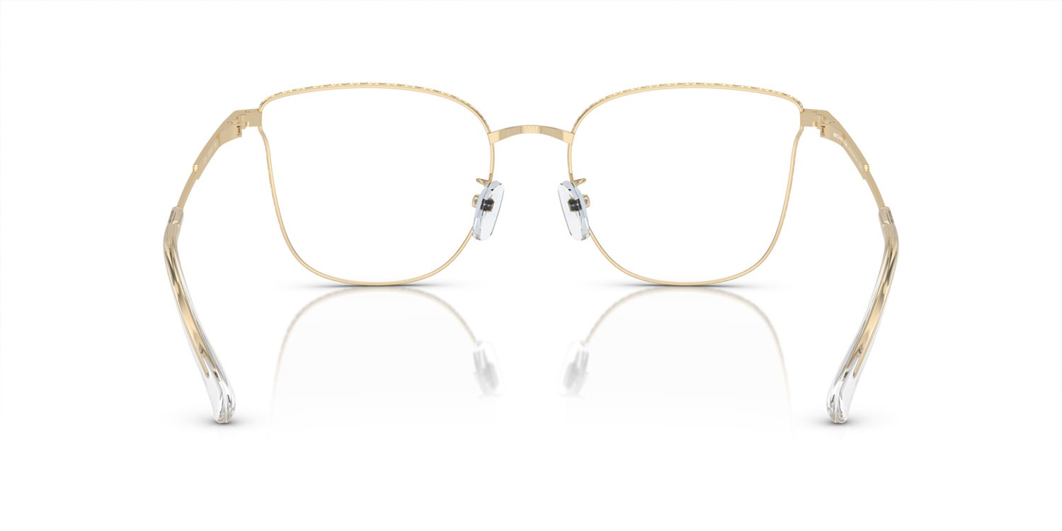 Brillen Michael Kors Koh Lipe MK 3073D (1014) farbe oro chiaro form cat-eye gläser lente demo